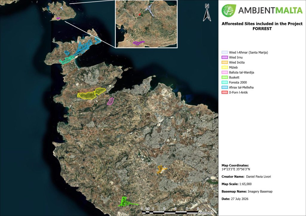 FORREST project map